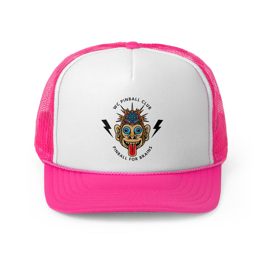 Pinball For Brains Trucker Caps