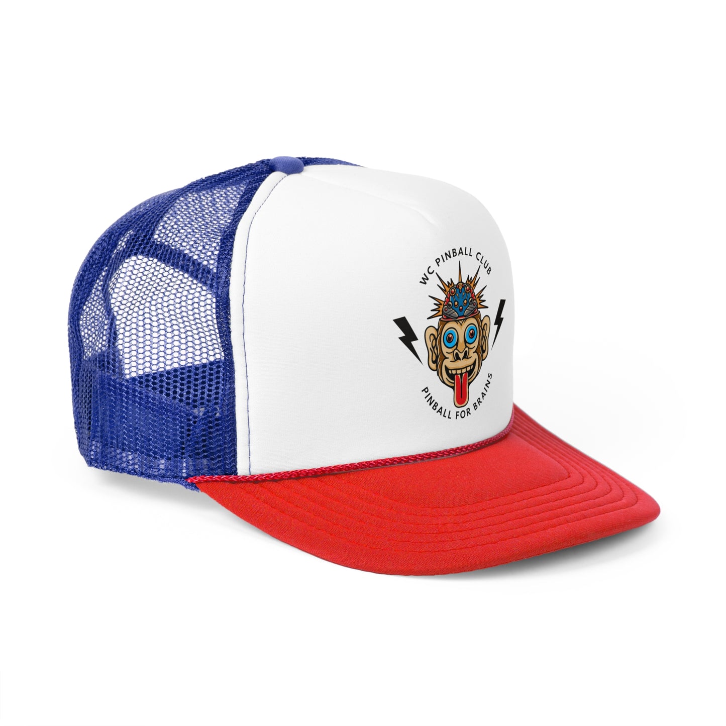 Pinball For Brains Trucker Caps