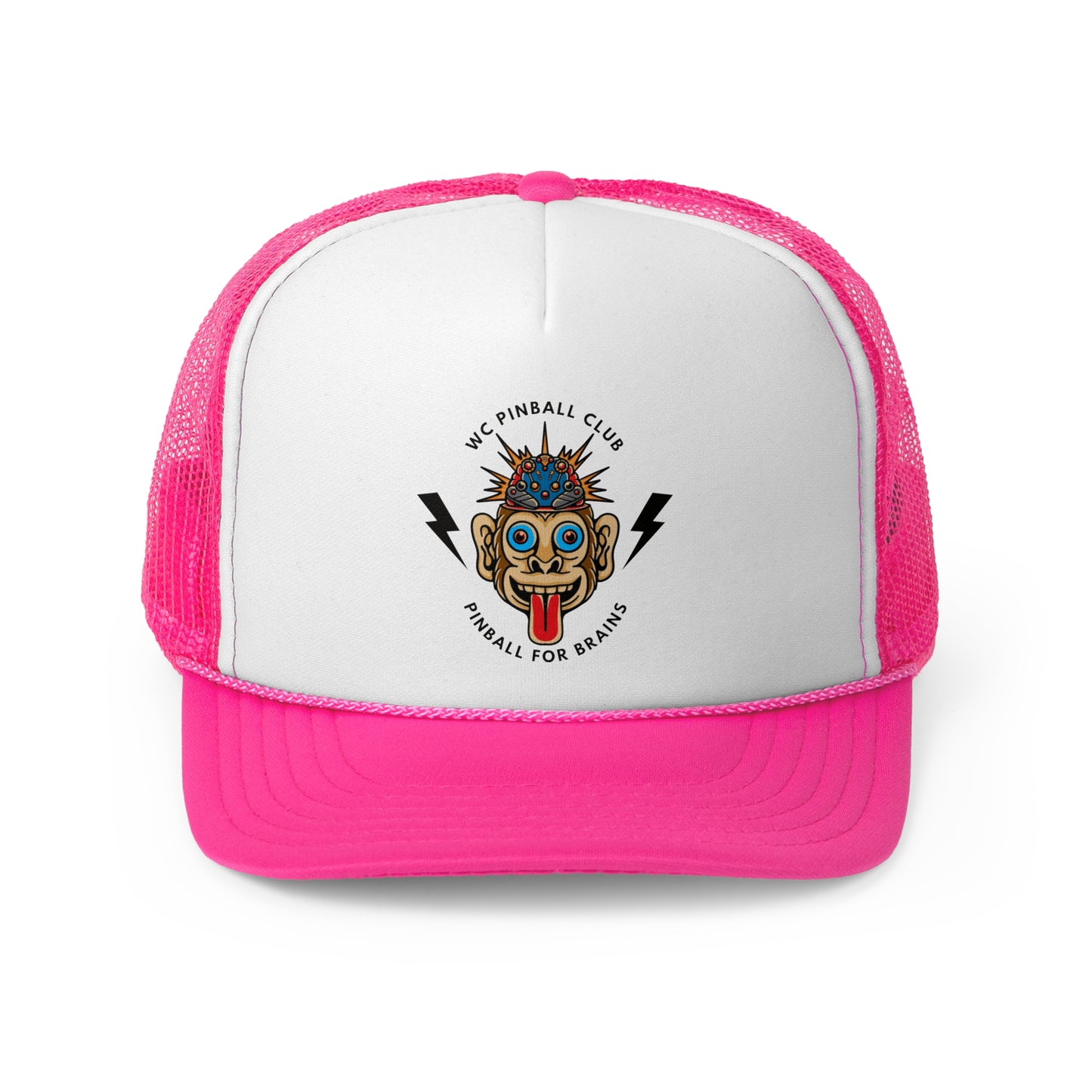Pinball For Brains Trucker Caps