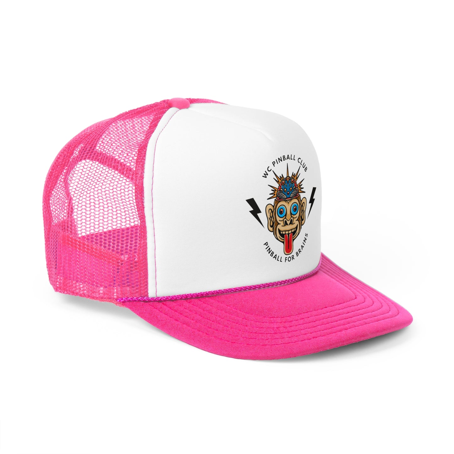 Pinball For Brains Trucker Caps
