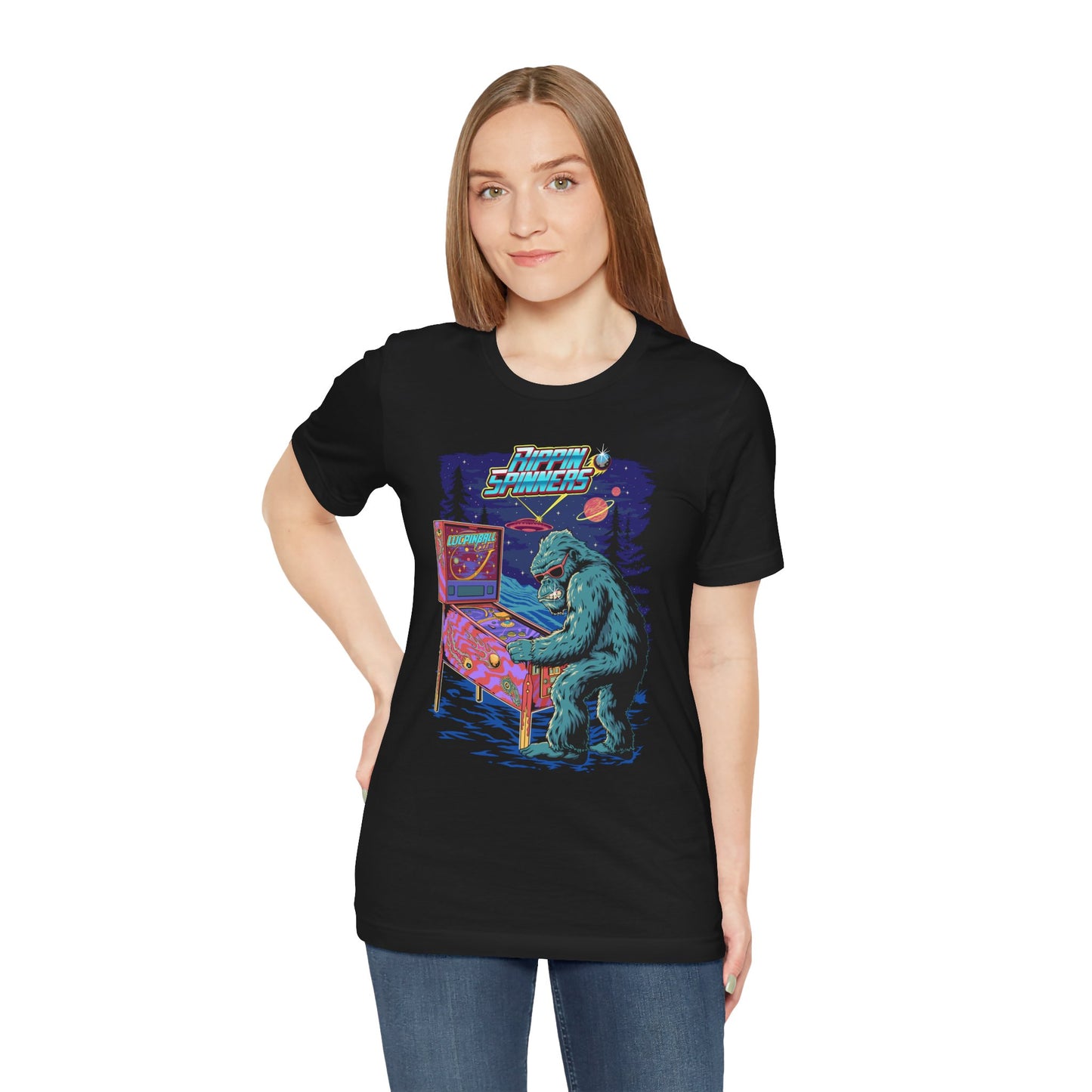 Bigfoot Rippin' Spinners - Premium Pinball TShirt